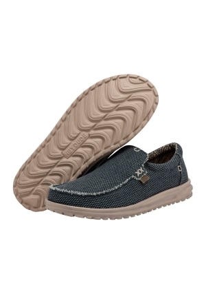 HEY DUDE mocassini uomo mikka braided blu chiaro