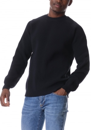 RRD Maglia uomo blu scuro girocollo Amos Perla
