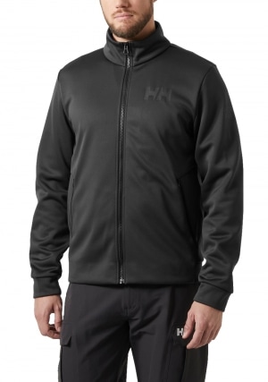HELLY HANSEN Felpa uomo antracite HP 2.0 in pile zip intera