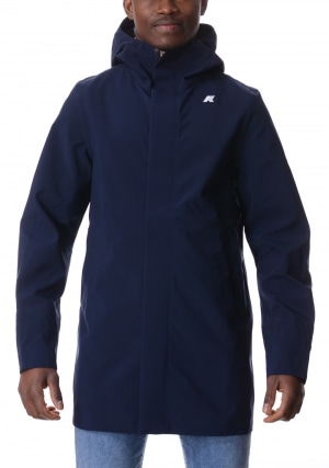 KWAY Giubbotto uomo blu scuro Tommy bonded jersey