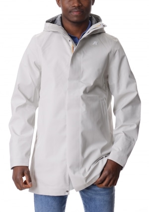 KWAY Giubbotto uomo beige Tommy bonded jersey