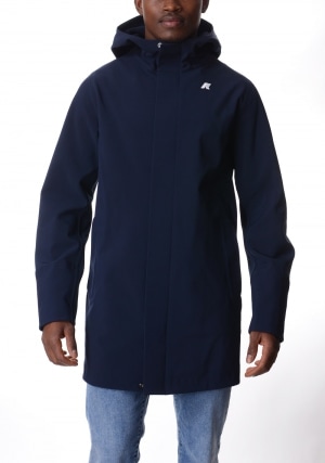 KWAY Giubbotto uomo blu scuro Marlyn bonded