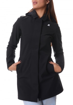 KWAY Giubbotto donna nero Mathy bonded