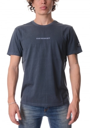 ECOALF Tshirt uomo blu Almer maniche corte