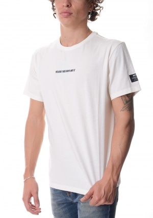 ECOALF Tshirt uomo bianca Almer maniche corte
