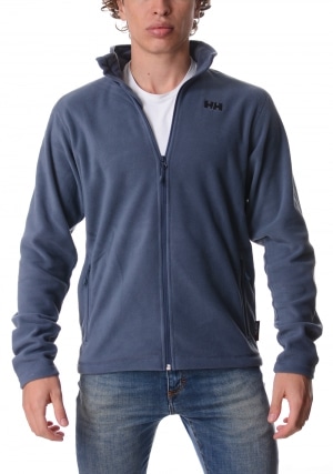 HELLY HANSEN Felpa uomo antracite Daybreaker in pile zip intera