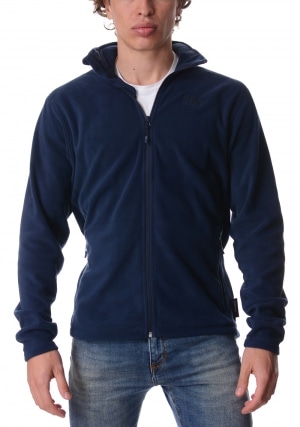 HELLY HANSEN Felpa uomo blu scuro Daybreaker in pile zip intera