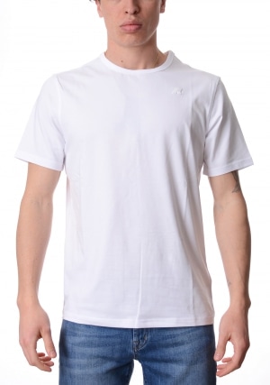 KWAY Tshirt uomo bianca Adame light stretch jersey