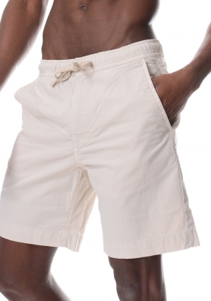 ECOALF Bermuda uomo beige Ethic con coulisse tasca francese