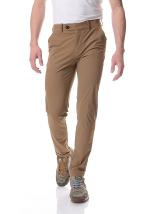 RRD Pantalone uomo beige scuro Surflex chino tasca francese