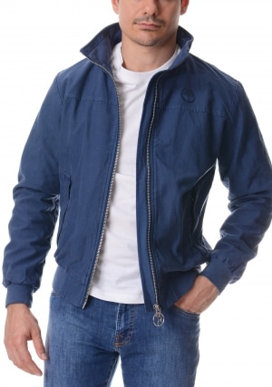 NORTH SAILS Bomber blu uomo Sailor in cotone