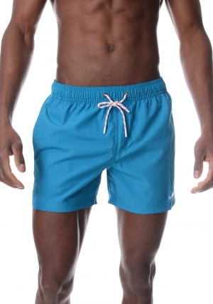SUNDEK Costume boxer uomo blu cobalto corto in poliestere riciclato vita elastica