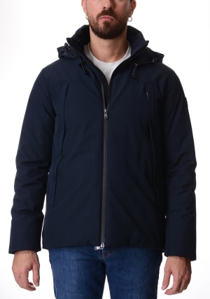 CANADIAN giubbotto uomo blu scuro southend con cappuccio