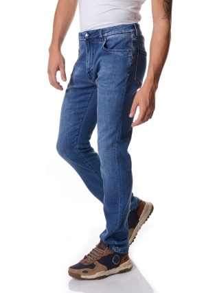 CAMOUFLAGE jeans uomo denim medio john basic