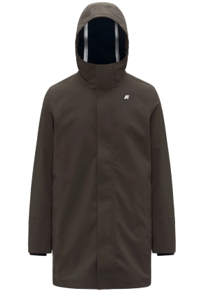 KWAY giubbotto uomo marrone marlyn bonded