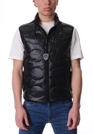 BLAUER smanicato uomo nero danny ad onde