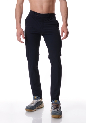 RRD pantalone uomo blu scuro surflex chino elasticizzato