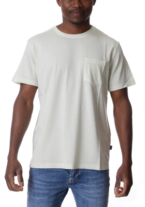 ECOALF tshirt uomo verde alma con taschino maniche corte
