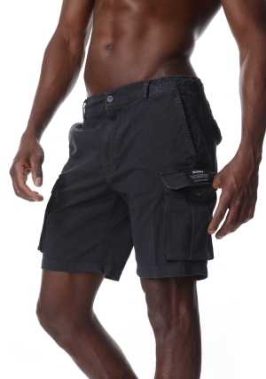 ECOALF bermuda cargo uomo antracite ethicargo vita elastica dietro