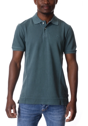 ECOALF polo uomo verde tedan piquet maniche corte