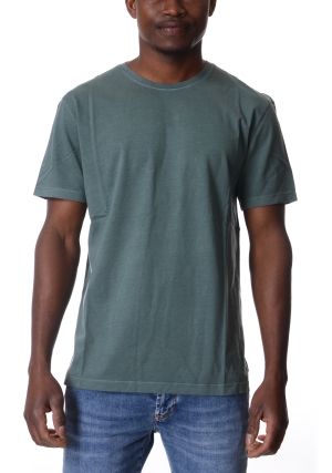 ECOALF tshirt uomo bianca vent tinta in capo maniche corte