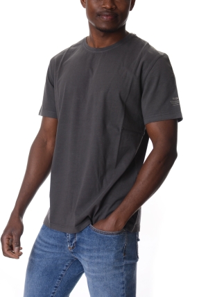ECOALF tshirt uomo antracite vent tinta in capo maniche corte