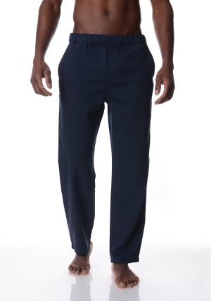 ECOALF pantalone uomo blu scuro gina elastico in vita