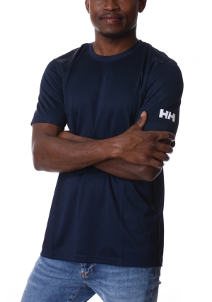 HELLY HANSEN tshirt tecnica uomo blu scuro tech 2.0 maniche corte