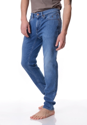 JECKERSON jeans uomo denim medio jordan senza toppa slim fit