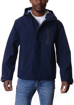 NORTH SAILS giacca uomo blu scuro edge tech sailor multitasche con cappuccio