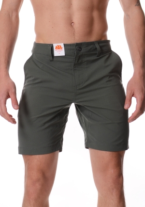 SUNDEK bermuda uomo verde tessuto quick-dry
