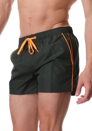 SUNDEK costume boxer uomo verde scuro coltrane vita elastica