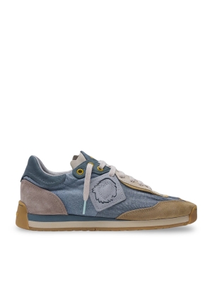 SATORISAN scarpe uomo blu ensō gaia stile retrò
