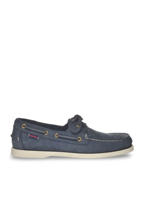 SEBAGO mocassini uomo blu chiaro docksides portland nubuck