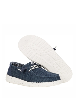 HEY DUDE scarpe donna wendy stretch sox blu scuro